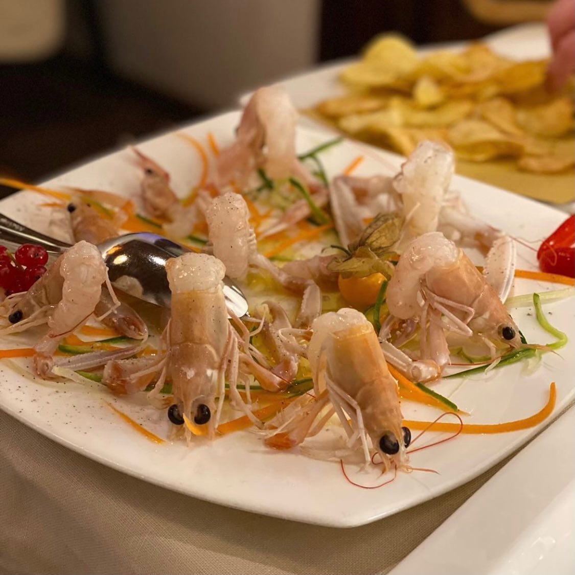 Scampi crudi